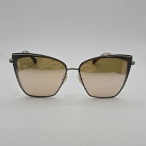 DIFF Eyewear Black and Tan Sunglasses